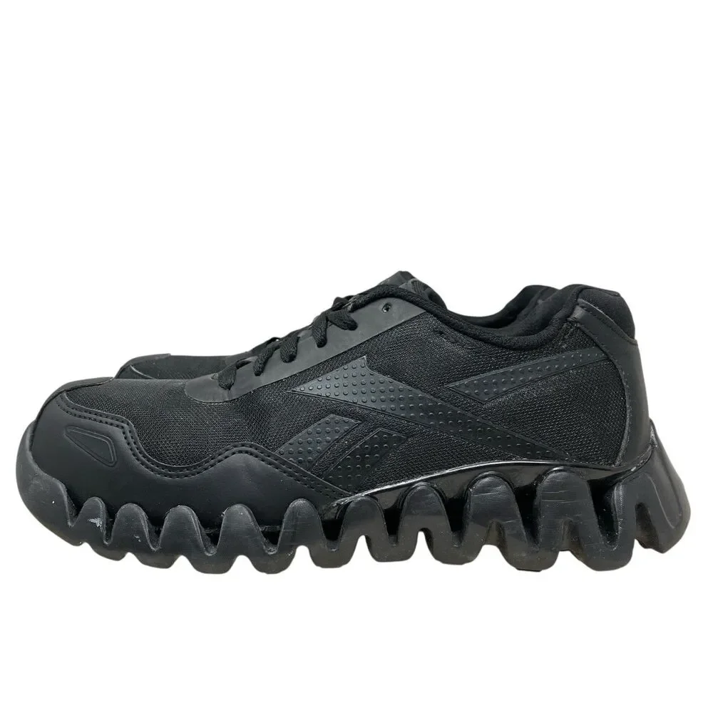 Reebok Sneakers Mens 5.5 M‎ Black Work Zig Pulse Composite Toe Work Shoes RB3019
